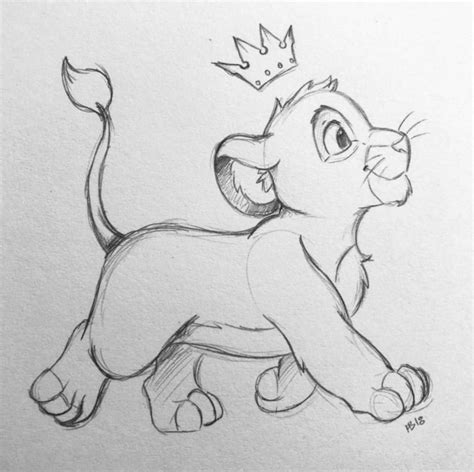 lion king easy drawing