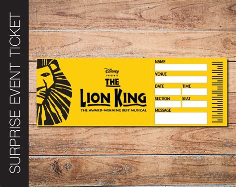 lion king live tickets