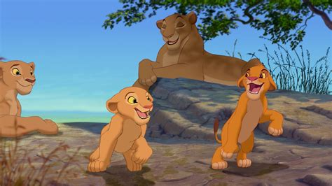 lion king simba and nala cubs