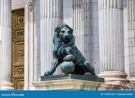 Lion Statue Madrid