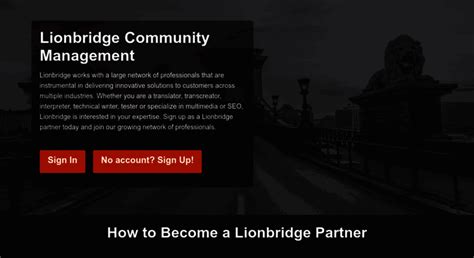 lionbridge service partner portal