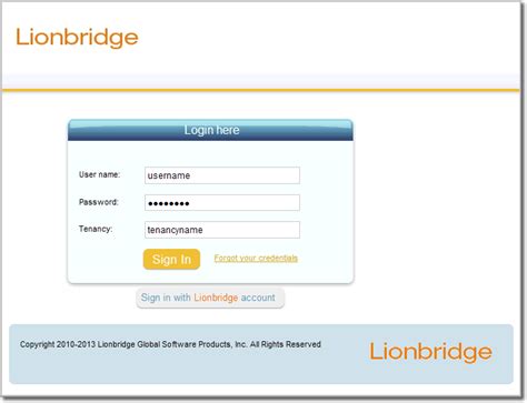 lionbridge voice portal login