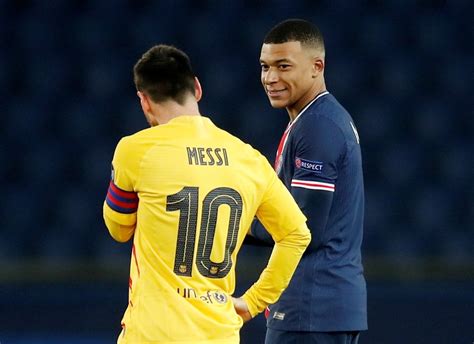 lionel messi kylian mbappe