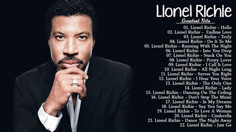 lionel richie songs list youtube
