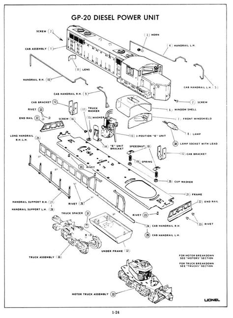 lionel train car parts