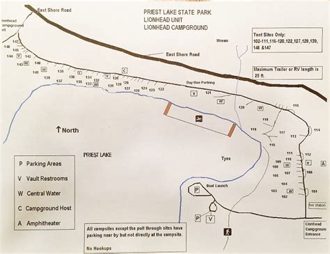 Lionhead Campground Map