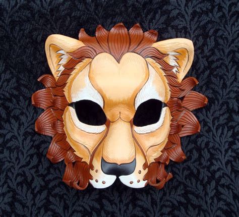 lions of africa face mask