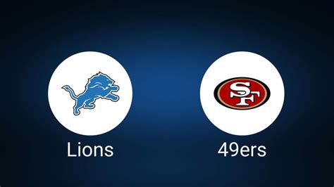 lions vs 49ers box