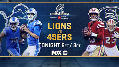 lions vs 49ers on fox sports