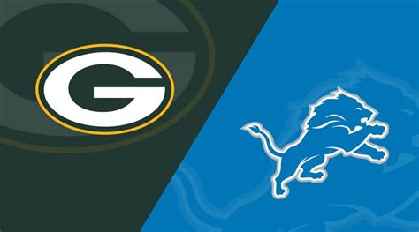 lions vs packers game time