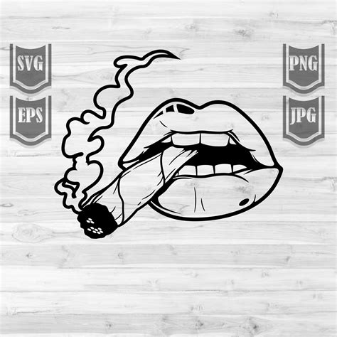 Smoking Lips svg, weed lips svg, 420 svg, roll me a blunt svg, rolling