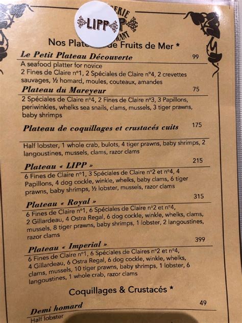 The French brasserie Lipp from Paris in the middle of Zurich Brasserie Lipp