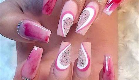 Valentines lip nail art Nails, Nail designs, Manicure