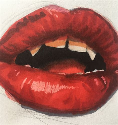 Lips Drawing Ideas Easy
