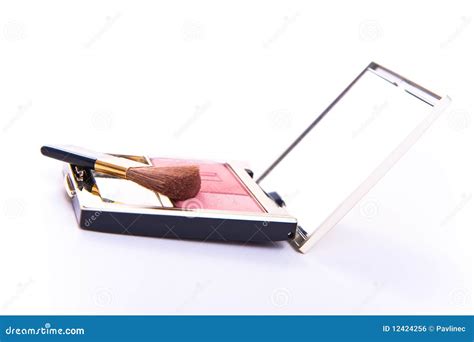 Lipstick Compact Blush Brush