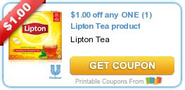 Go Couponing Now Stop & Shop Lipton Tea with coupon