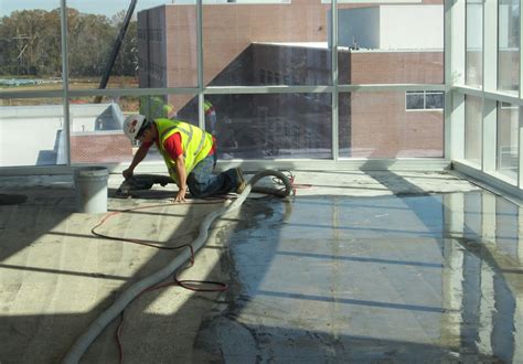 Installing Vapor Barrier on Concrete Floor