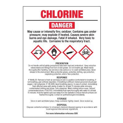 Liquid Chlorine Hazard Class