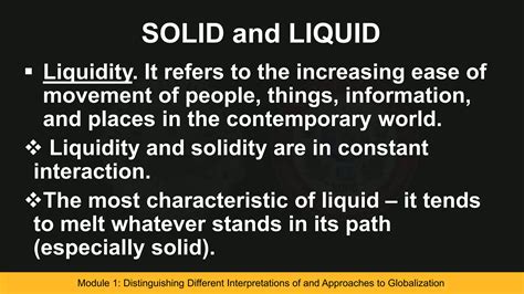 Liquid In Globalization