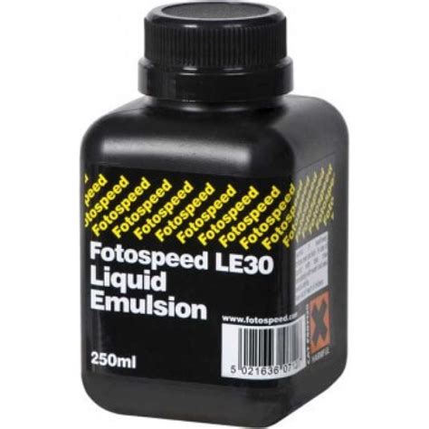 Liquid Light Emulsion Instructions