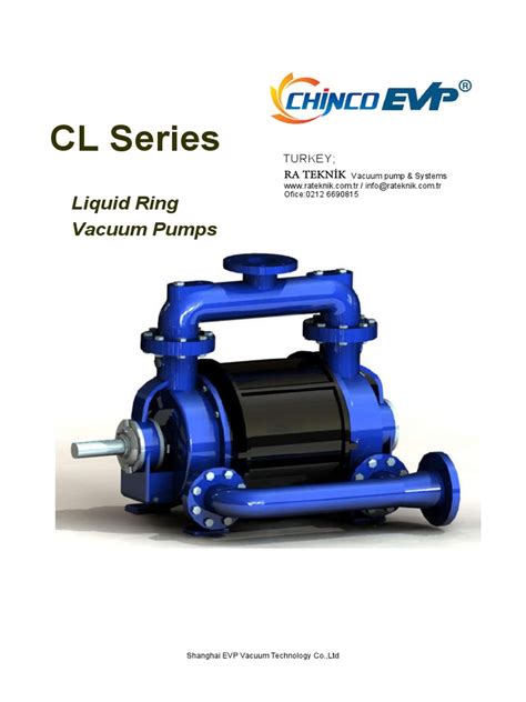 Liquid Ring Vacuum Pump Operating Manual