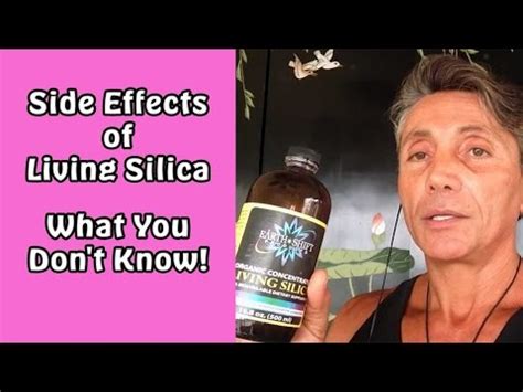 liquid silica side effects
