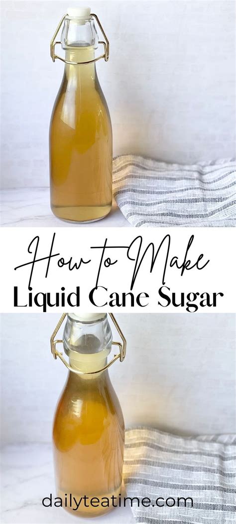 Liquid Sugar Recipe