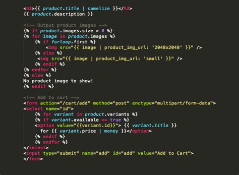 liquid template language examples