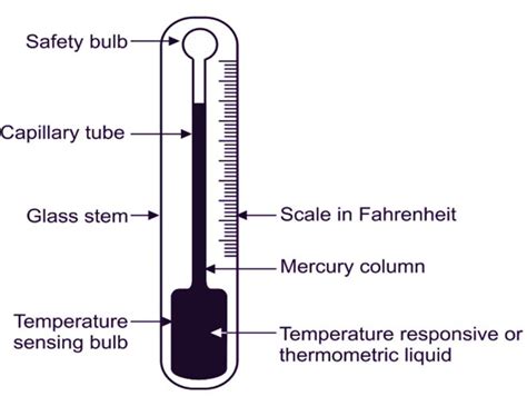 Liquid Thermometer Means