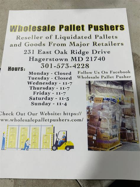 Liquidation Pallets Hagerstown Md