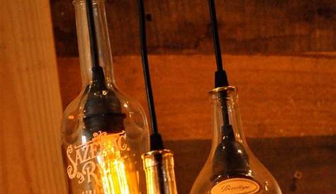 liquor bottle light fixtures.