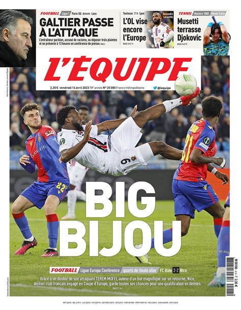 lire le journal l'equipe gratuitement