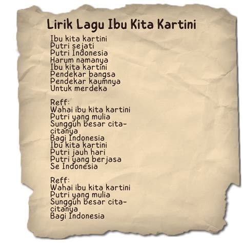 Panduan Lengkap Lirik Lagu Ibu Kartini untuk Referensi Andal
