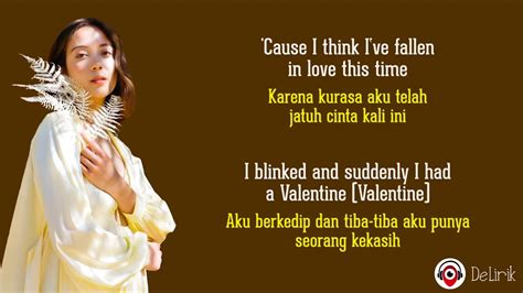 lirik lagu laufey valentine