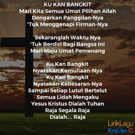 lirik lagu rohani ku kan bangkit