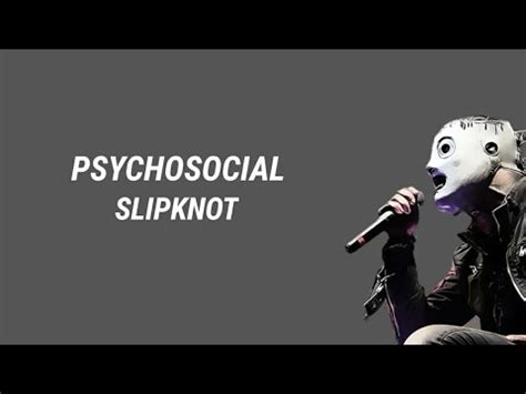 lirik lagu slipknot psychosocial
