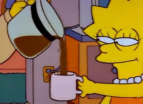 lisa simpson coffee meme generator