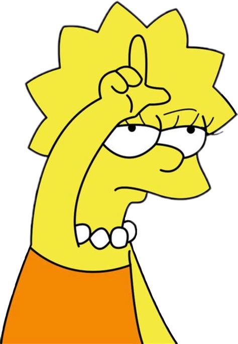 lisa simpson loser face png