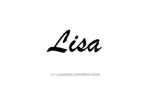 Get The Perfect Tattoo Name With Lisa