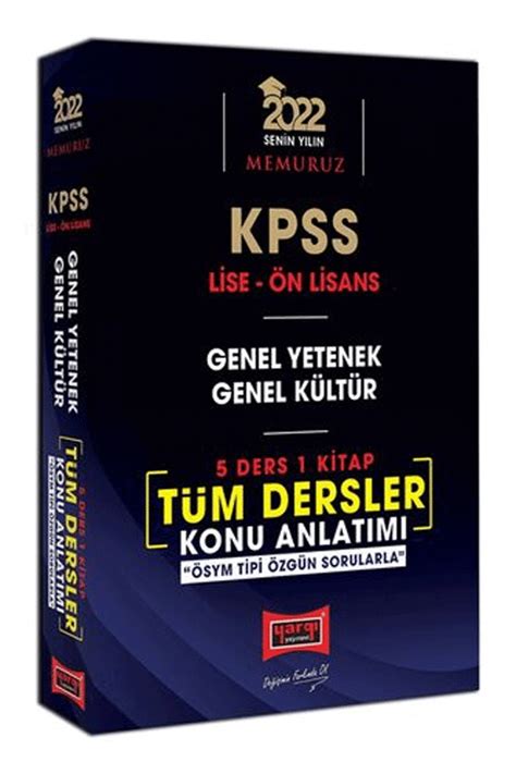 "2018 KPSS LiseÖnlisans Mod Soru Bankası (5 Kitap)" 40