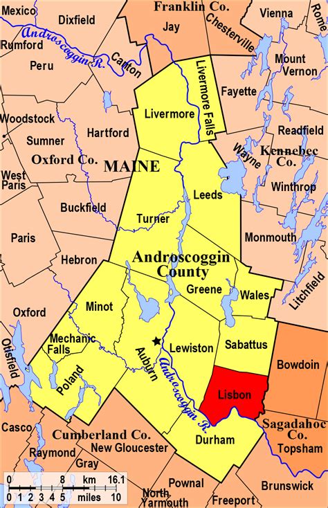 lisbon maine tax map