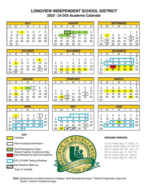 lisd calendar 23-24
