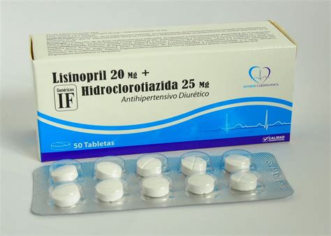 lisinopril 20 mg para que sirve
