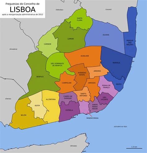 lissabon karte stadtteile
