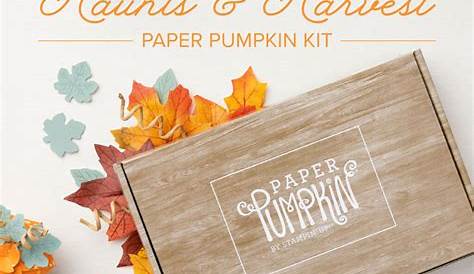 List Of Paper Pumpkin Kits