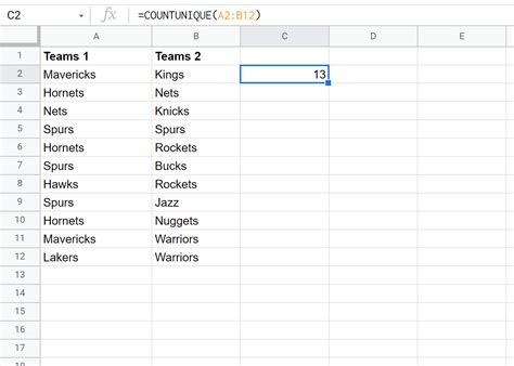 filter Google Sheets COUNT UNIQUE values by group ONLY IF NOT