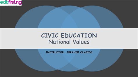 list and explain types of value in civic education
