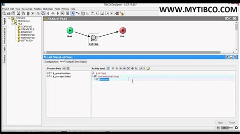 List Files Example In Tibco Bw