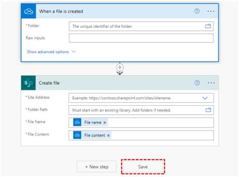 list files in folder power automate onedrive