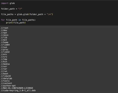List Files In Folder Using Python